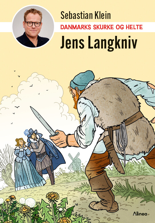 Billede af Danmarks Skurke Og Helte - Jens Langkniv - Sebastian Klein - Bog