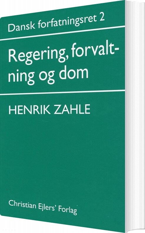 Dansk Forfatningsret 2 - Henrik Zahle - Bog