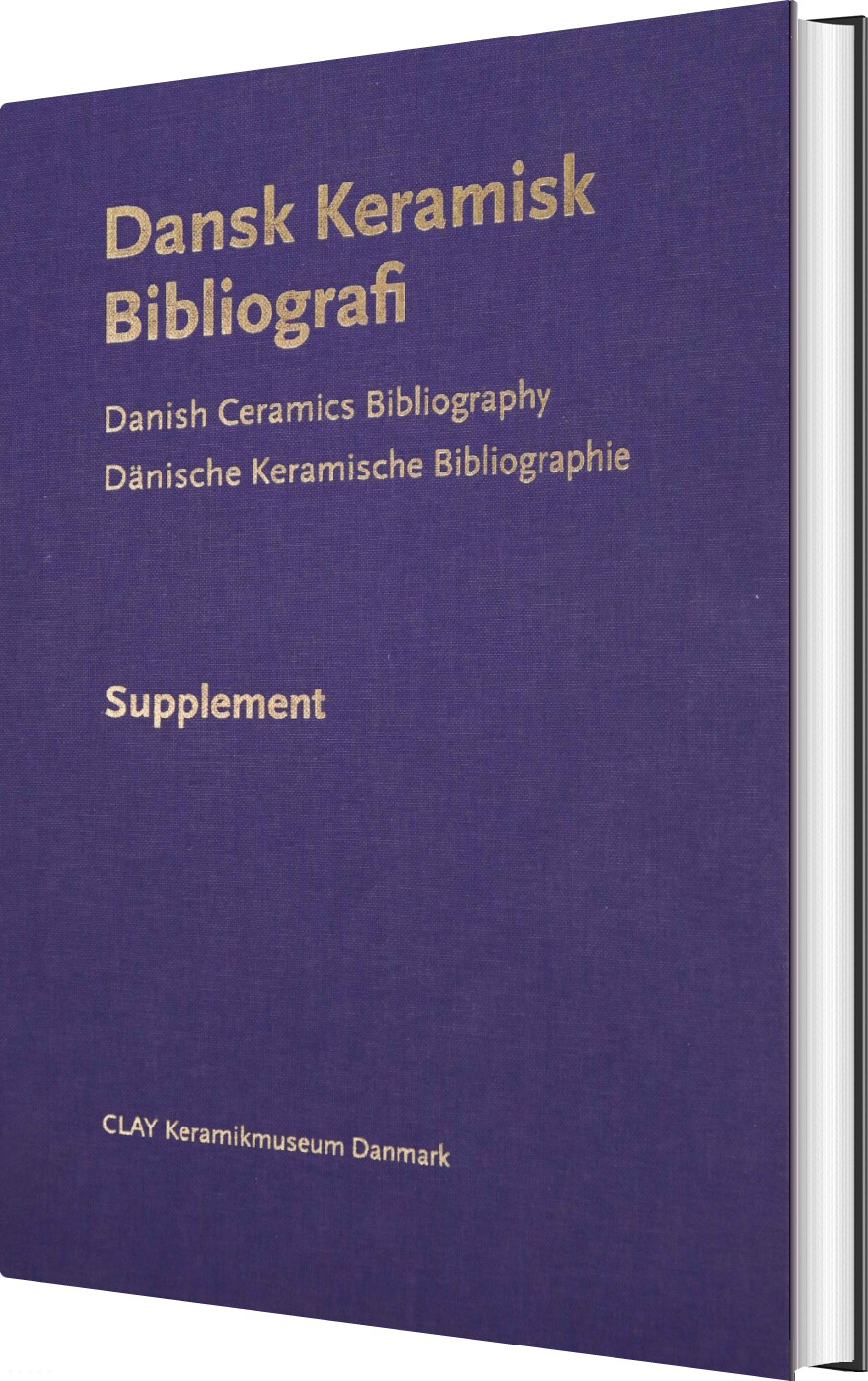 Dansk Keramisk Bibliografi - Supplement - Gunnar Jakobsen - Bog
