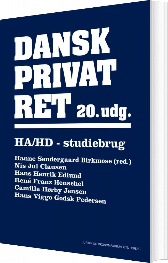 Dansk Privatret Ha Og Hd - Camilla Hørby Jensen - Bog