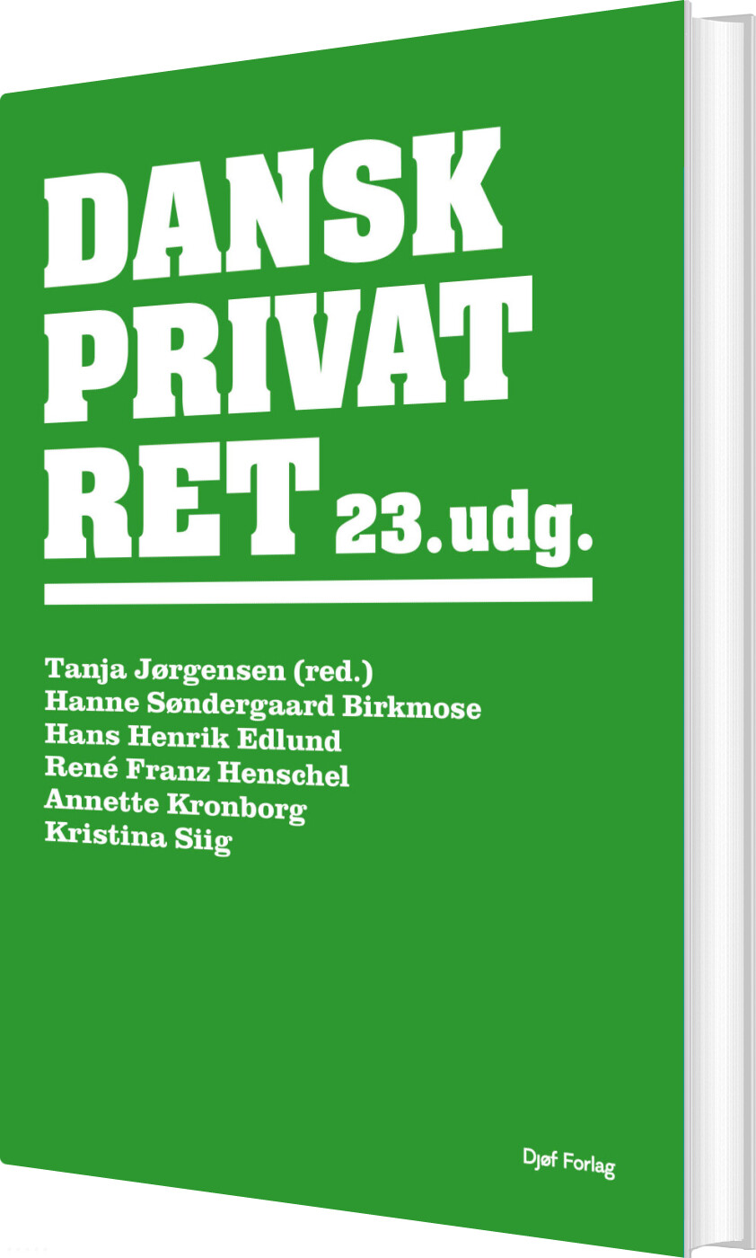 Dansk Privatret - Peter Arnt Nielsen - Bog