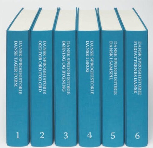 Dansk Sproghistorie 1-6 - Bent Jørgensen - Bog