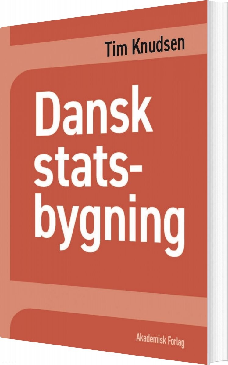 Billede af Dansk Statsbygning - Tim Knudsen - Bog