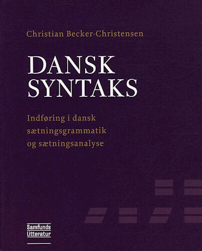 Billede af Dansk Syntaks - Christian Becker-christensen - Bog