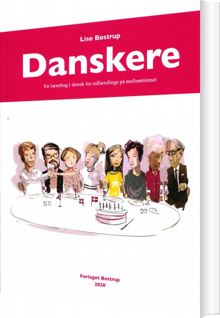 Billede af Danskere - En Lærebog I Dansk For Udlændinge På Mellemtrinnet - Lise Bostrup - Bog