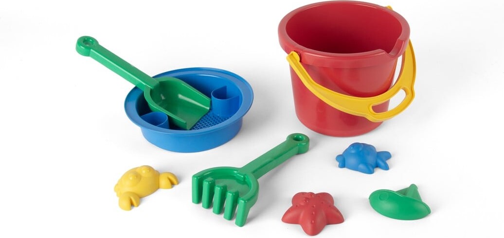 Dantoy - Classic Recycled Rødt Spandesæt I Net