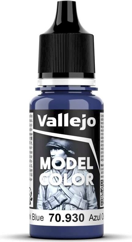 Vallejo - Model Color - Dark Blue Mat - 17-18 Ml - 70930