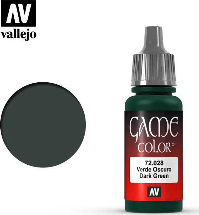 Vallejo - Game Color - Dark Green Mat - 18 Ml - 72028