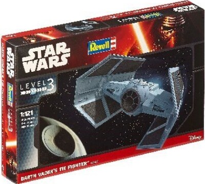 Revell - Darth Vaders Tie Fighter - Level 3 - 1:121 - 03602