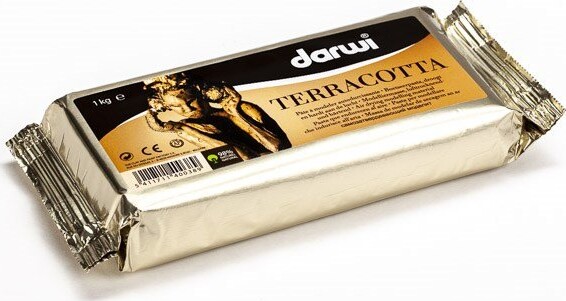 Darwi - Ler - Selvhærdende - 1000 G - Terracotta