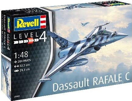 Billede af Revell - Dassault Rafale Fly Byggesæt - 1:48 - Level 4 - 03901
