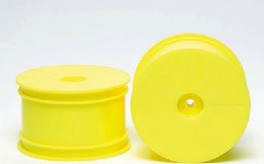 Se Db01 R Dish Wheels Fluo Yellow - 54287 - Tamiya hos Gucca.dk