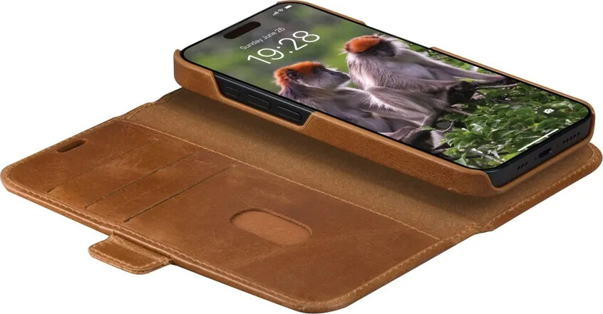 Dbramante1928 - Flip Cover - Iphone 15 - Lynge - Tan