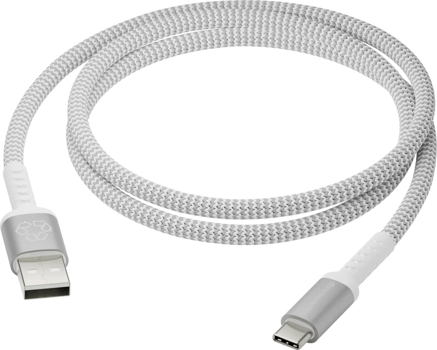 Dbramante1928 - Re-charge Pro Flettet Kabel - Usb-a Til Usb-c, 1,2m - Hvid