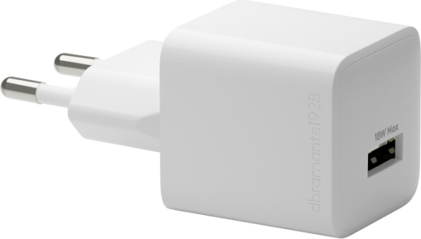 Dbramante1928 - Re-charge - Vægoplader Gan - Usb-a 18w Eu - Hvid