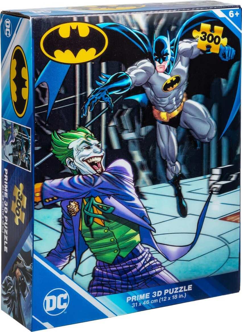 Dc - 3d-puslespil 300 Brikker Batman Vs Joker