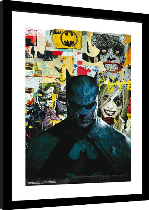 Dc Comics - Framed Print Batman (30x40) X2 - Abystyle Studio