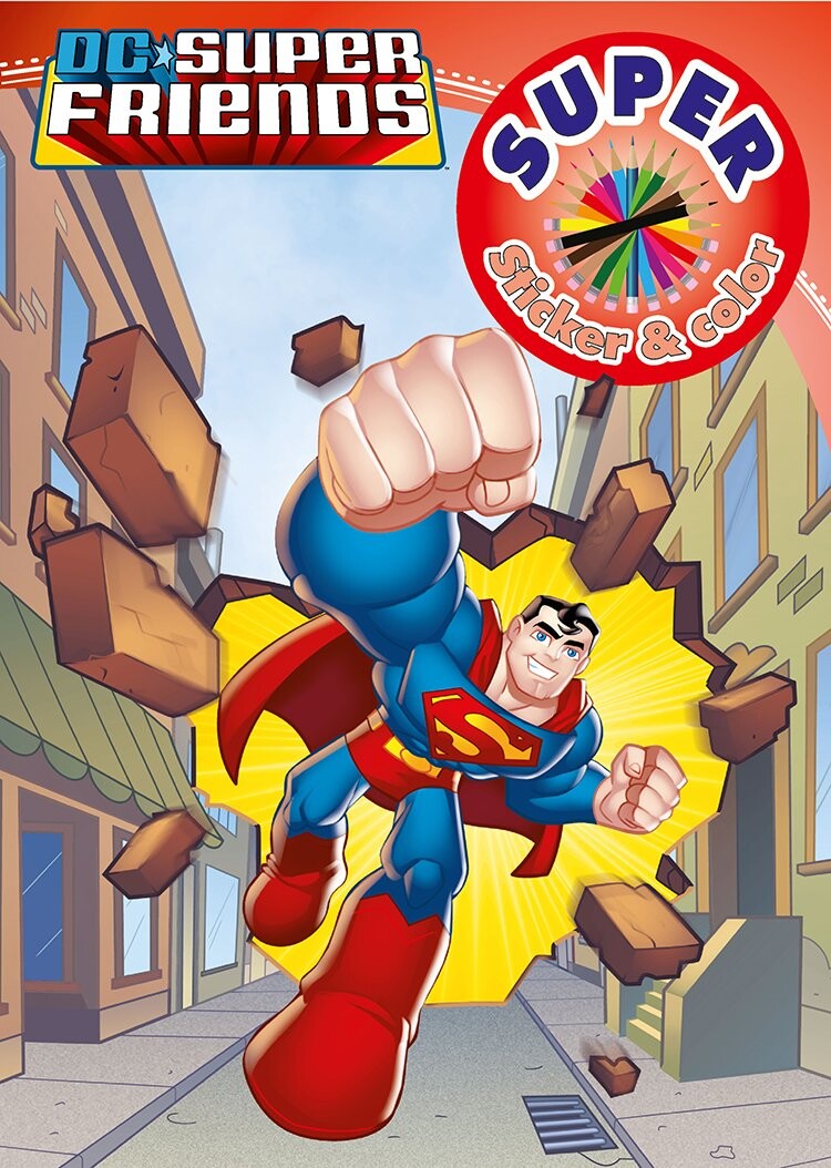 Billede af Dc Superfriends - Super Sticker & Color - Diverse - Bog