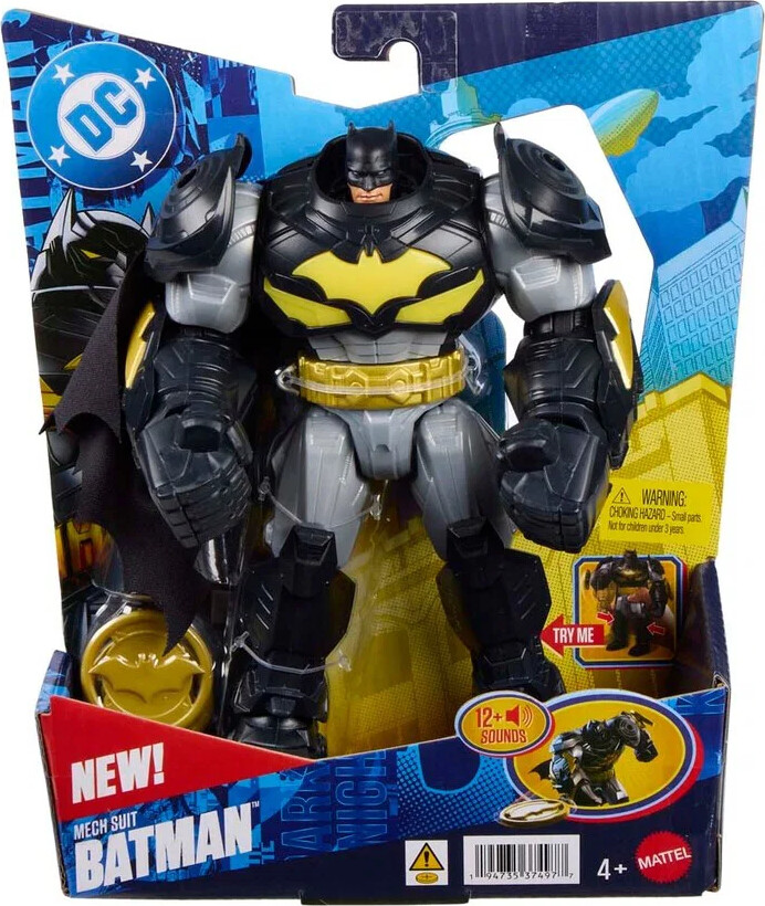 Dc Universe - Mech Suit Batman Figur - 16 Cm - Mattel Jmp84