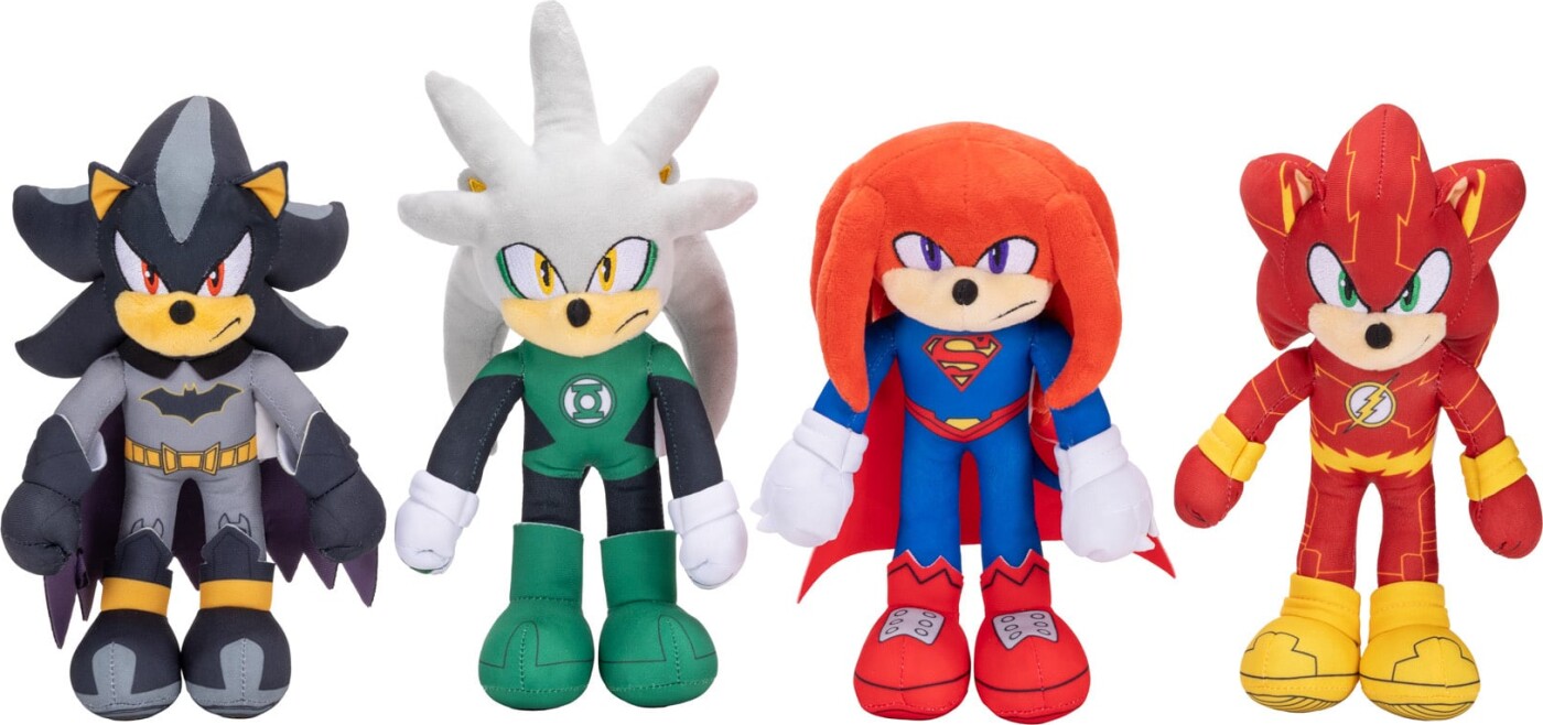 Dc X Sonic The Hedgehog - Plys 22 Cm