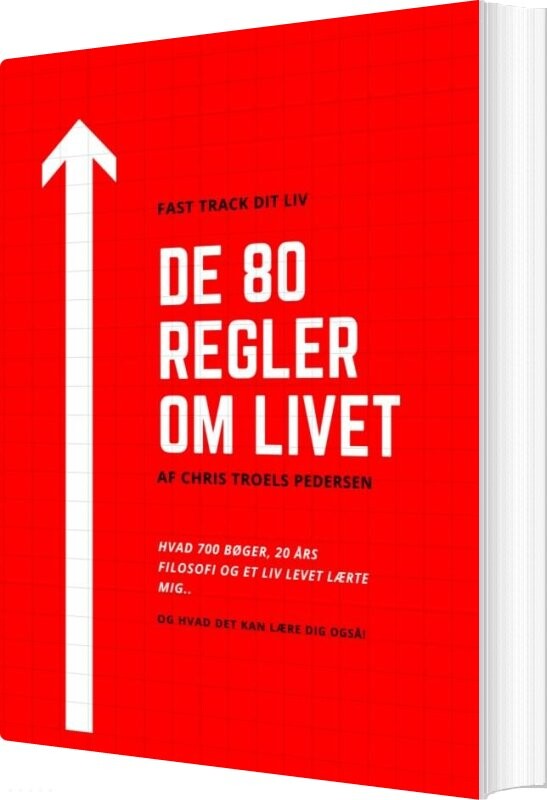 Billede af De 80 Regler Om Livet - Chris Troels Pedersen - Bog