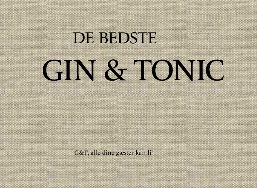 De Bedste Gin Og Tonic - Bo Vestergaard - Bog
