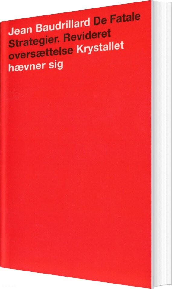 De Fatale Strategier - Jean Baudrillard - Bog