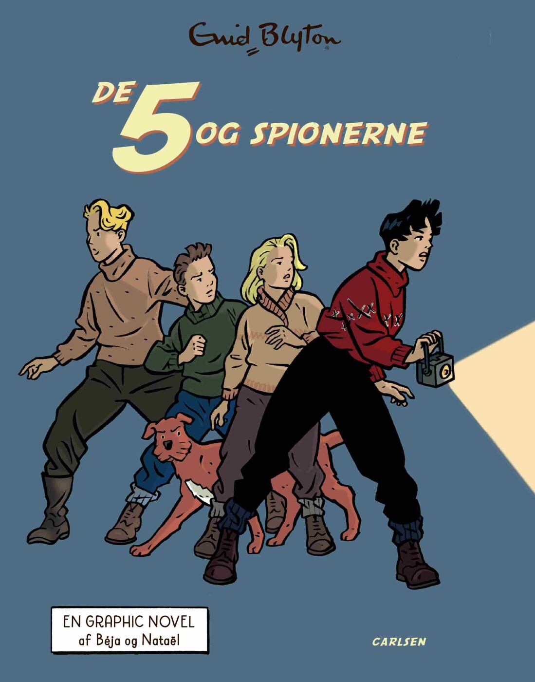 De Fem Og Spionerne 2 - Graphic Novel - Enid Blyton - Bog