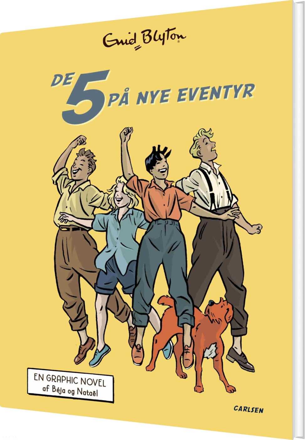 De Fem På Nye Eventyr 3 - Graphic Novel - Enid Blyton - Bog