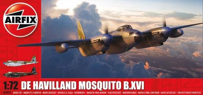 Airfix - De Havilland Mosquito Fly Byggesæt - 1:72 - A04023