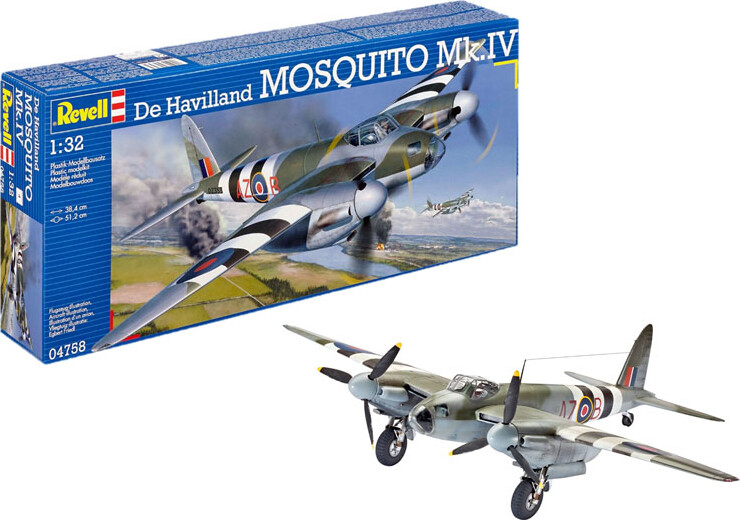 Revell - De Havilland Mosquito Mk.iv Fly Byggesæt - 1:32 - 04758