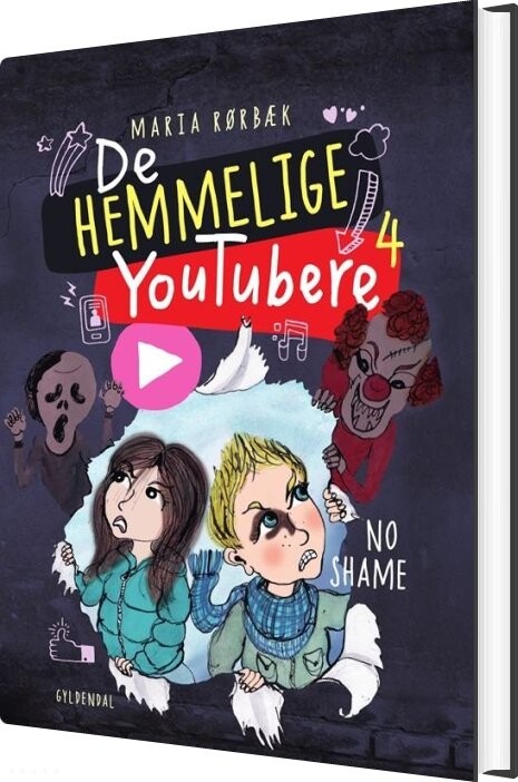 De Hemmelige Youtubere 4 - No Shame - Maria Rørbæk - Bog