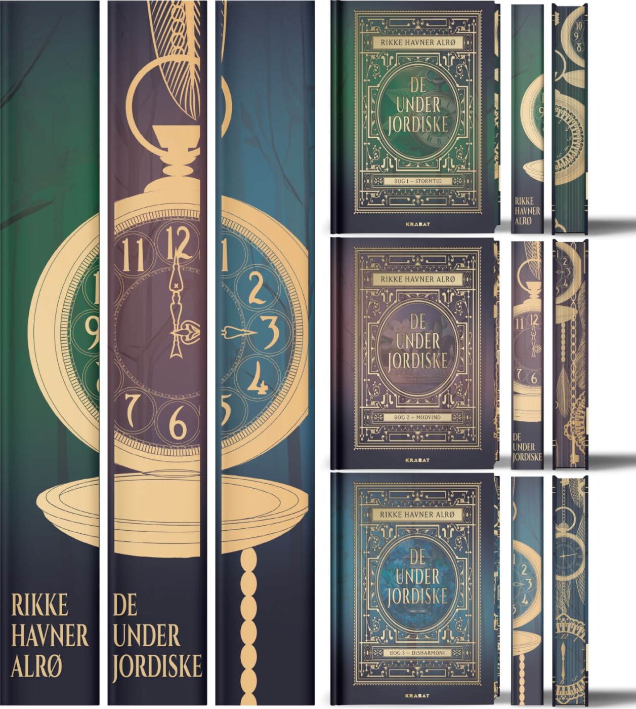 De Underjordiske Trilogi - Rikke Havner Alrø - Bog