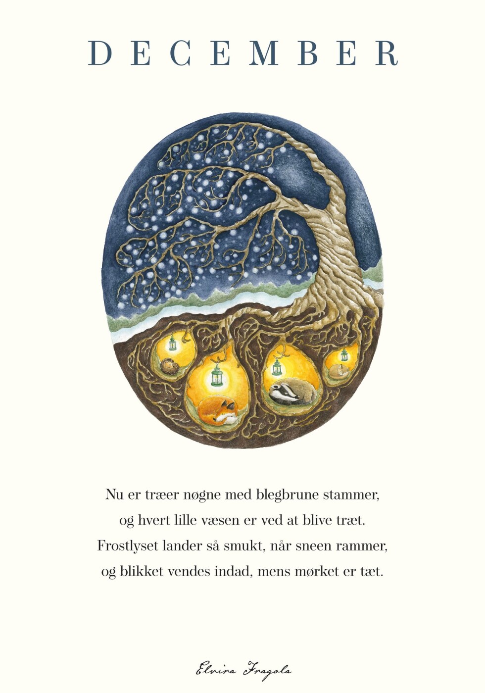 December - året Plakat