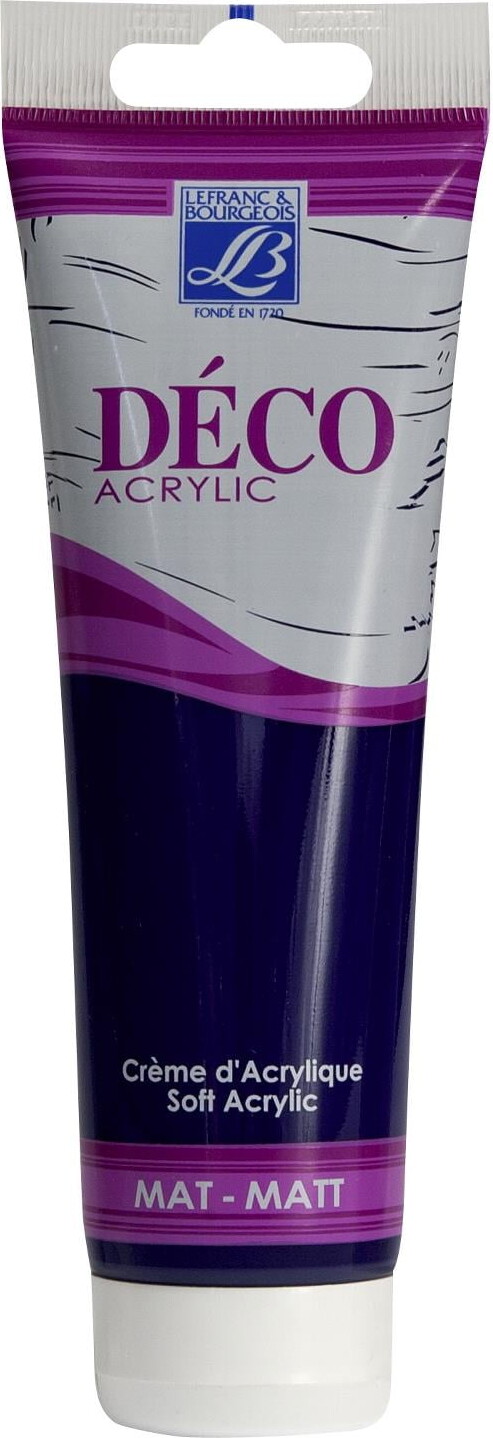 Se Lefranc & Bourgeois - Akrylmaling - Deco Acrylic - Violet - 120 Ml hos Gucca.dk