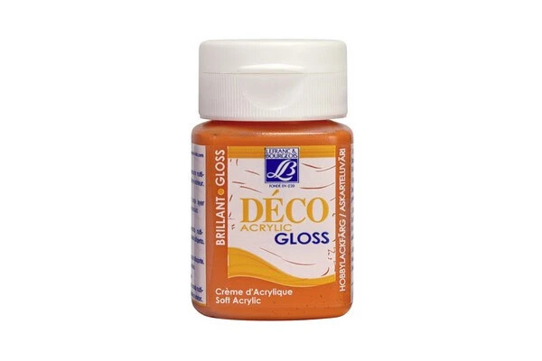 Lefranc & Bourgeois - Akrylmaling - Deco Gloss - Koral Orange - 50 Ml