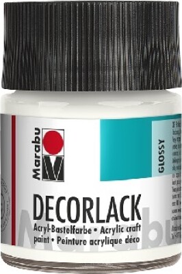 Marabu - Decorlack - 50 Ml - 070 Hvid - 11300005070 - Marabu