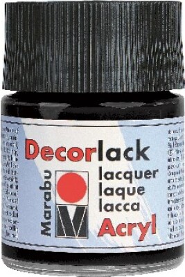 Billede af Marabu - Decorlack - 50 Ml - 073 Sort