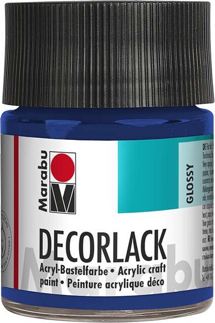 Marabu - Decorlack - 50 Ml - Medium Blue 052