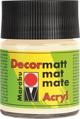 Billede af Decormatt Acryl - 50 Ml - Beige - Marabu