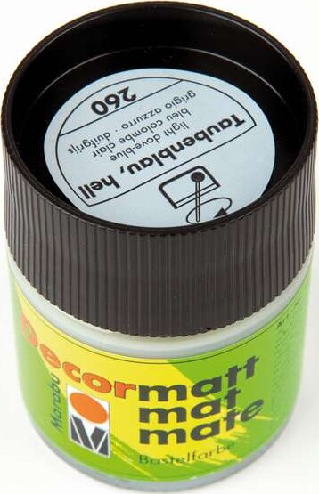 Decormatt Acryl - 50 Ml - Lys Dove Blå - Marabu