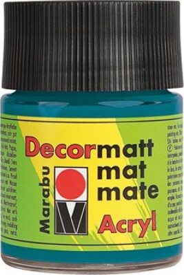 Se Decormatt Acryl - 50 Ml - Turkisblå - Marabu hos Gucca.dk