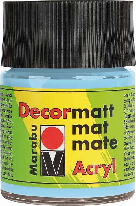Decormatt Acryl - 50 Ml - L. Blå - Marabu