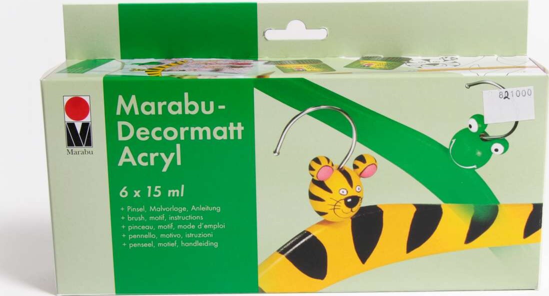Marabu - Decormatt Mat Akrylmaling - 6x15 Ml