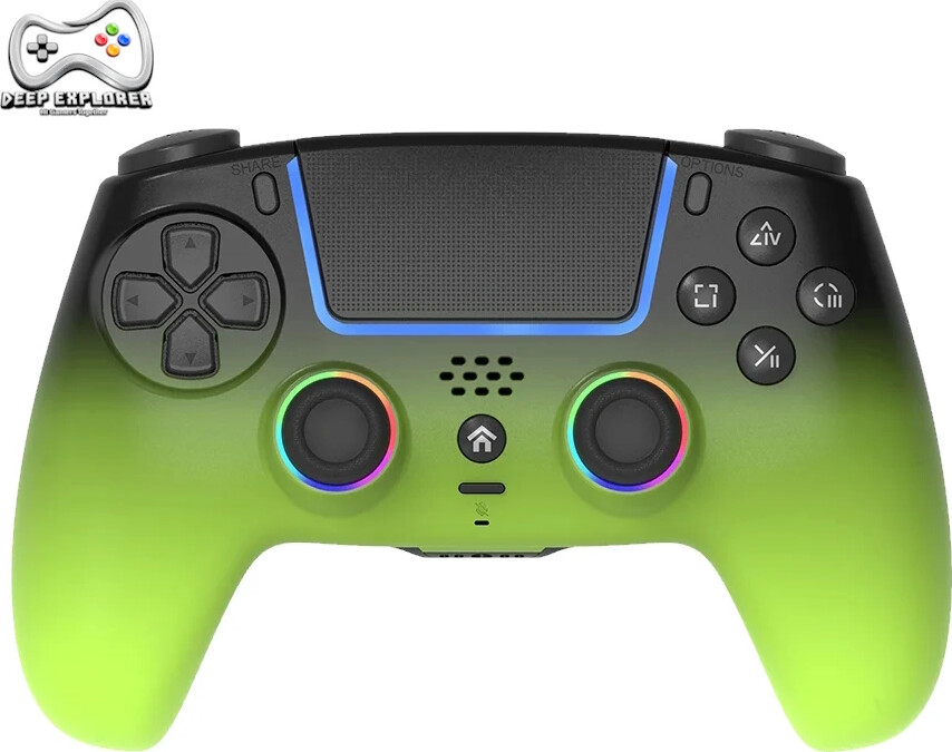 Deep Explorer - Pro Rgb Wireless Ps5 Controller (eclipse Green)