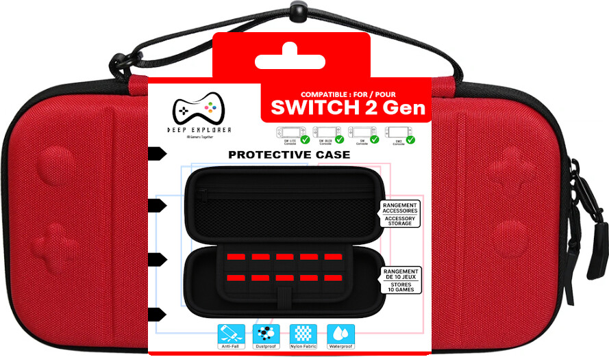 Deep Explorer - Protective Case Red