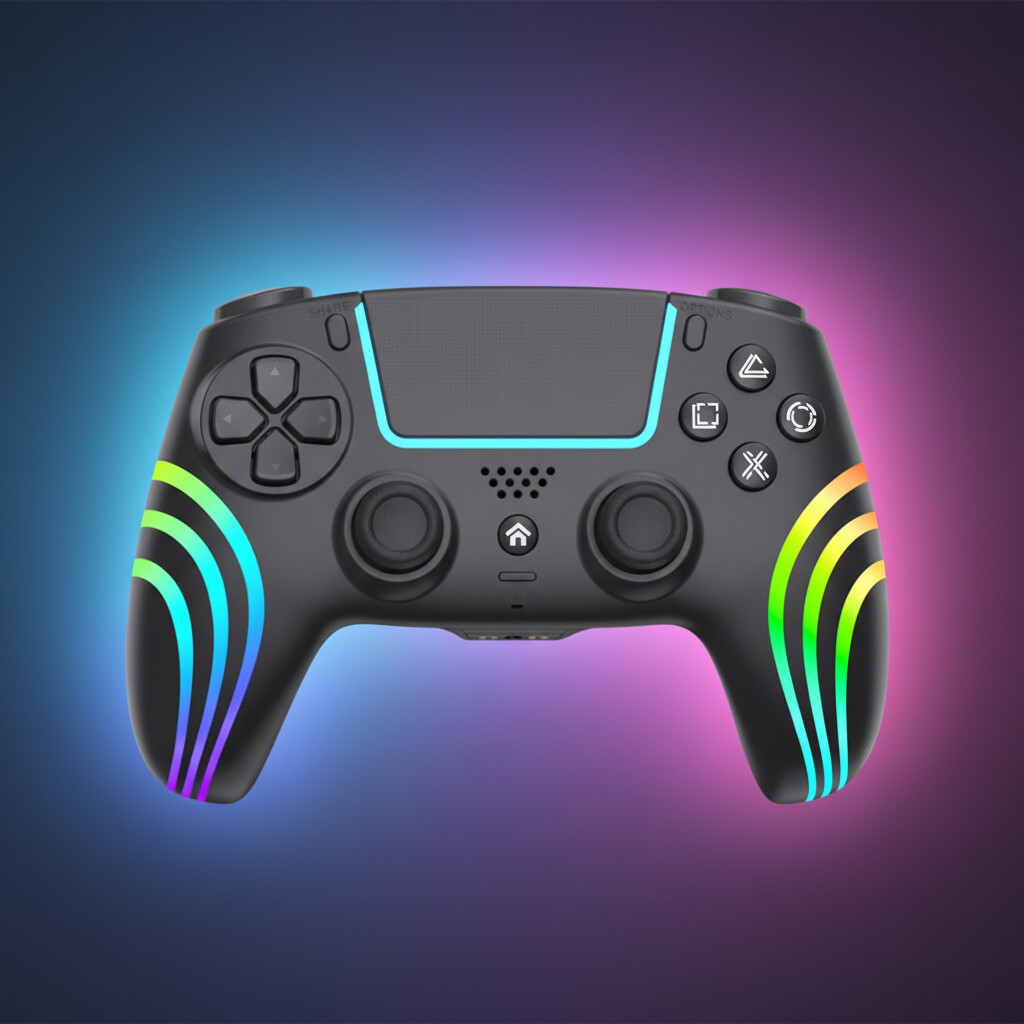 Deep Explorer - Wireless Rgb Pro Controller - Wave B - Ps5 (black)