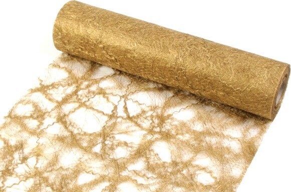 Sizoweb - Bordløber - Guld - 30 Cm