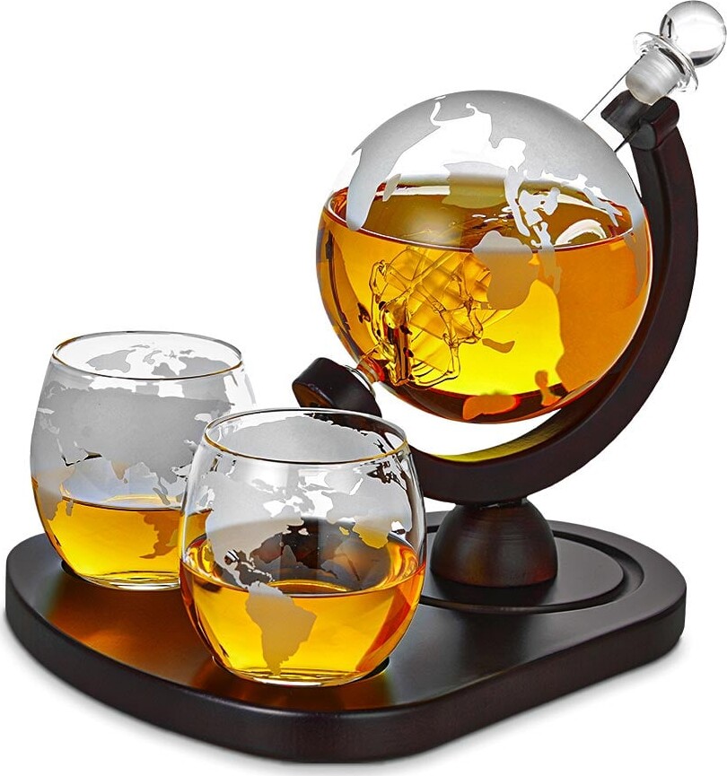Billede af Globus Karaffel Sæt Med Glas Til Whisky