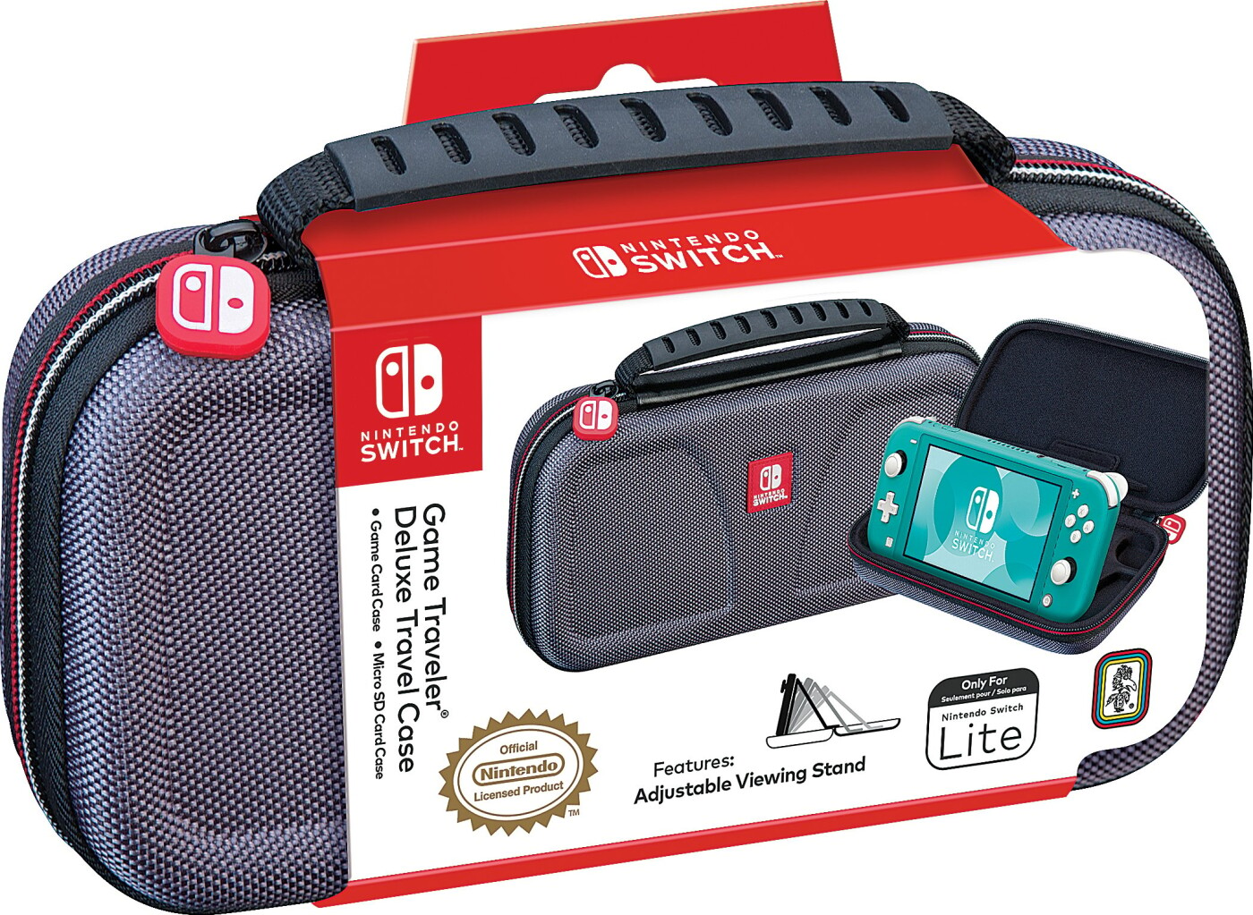 Nintendo Switch Lite - Deluxe Travel Case - Etui Og Skærmbeskytter